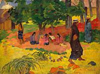 Поль Гоген. «Ранний вечер» (Taperaa Mahana), 1892.