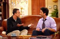 Кадры  из телесериала 'Друзья' (Friends). На фото: