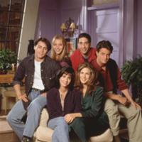 Кадры из телесериала 'Друзья' (Friends). На фото -