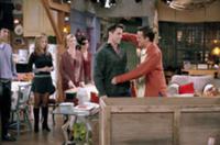 Кадры из телесериала 'Друзья' (Friends). На фото -