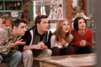 Кадры из телесериала 'Друзья' (Friends). На фото -