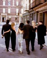 Кадры из телесериала 'Друзья' (Friends). На фото: 
