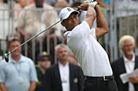 GAINESVILLE, VA - JULY 30: Tiger Woods pictured at