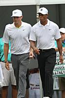 GAINESVILLE, VA - JULY 30: Nick Watney and Tiger W