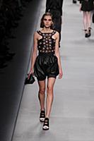 A model walks in the Fendi Ready to wear show Spri