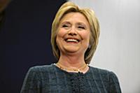 PORTSMOUTH, NH - FEBRUARY 6: Hillary Clinton, form