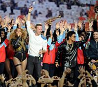 SAN FRANCISCO, CA - FEBRUARY 7: Beyonce, Chris Mar