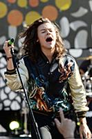 Harry Styles of One Direction performs on Good Mor