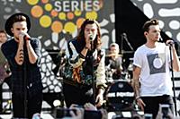 Harry Styles, Liam Payne and Louis Tomlinson of On