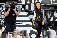 Harry Styles of One Direction performs on Good Mor