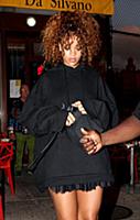 Rihanna leaves Da Silvano restaurant in New York C