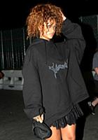 Rihanna leaves Da Silvano restaurant in New York C