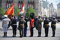 Парад Победы, Красная площадь, Москва, 9 мая 2010.