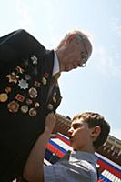 Парад Победы, Красная площадь, Москва, 9 мая 2010.