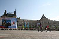 Парад Победы, Красная площадь, Москва, 9 мая 2010.