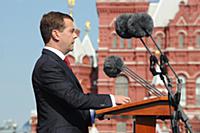 Парад Победы, Красная площадь, Москва, 9 мая 2010.