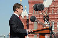 Парад Победы, Красная площадь, Москва, 9 мая 2010.