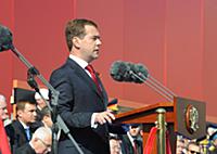Парад Победы, Красная площадь, Москва, 9 мая 2010.