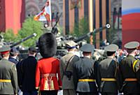 Парад Победы, Красная площадь, Москва, 9 мая 2010.