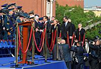 Парад Победы, Красная площадь, Москва, 9 мая 2010.