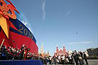 Парад Победы, Красная площадь, Москва, 9 мая 2010.