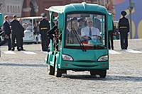 Парад Победы, Красная площадь, Москва, 9 мая 2010.