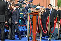 Парад Победы, Красная площадь, Москва, 9 мая 2010.