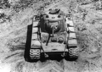 Вторая мировая война. На фото: советский танк КВ-1