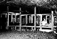 В соляных шахтах в Альтаусзее, 1945. Архив.