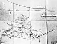 Карта соляной шахты в Альтаусзее, 1945. Архив.