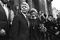 Pop star Cilla Black and her personal manager Bobb