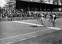 The finish of the Invitation International Sprint 