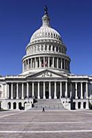 USA, Washington DC, Capitol Building, Head on view