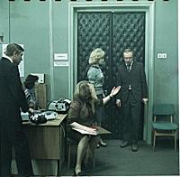 Кадр из фильма «Служебный роман», (1977).
