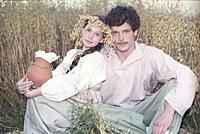 Кадр из фильма «Барышня-крестьянка», (1995). На фо