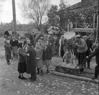 Съемки фильма «Грешница», (1962). На фото: Гавриил