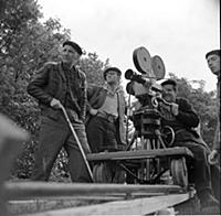 Съемки фильма «Грешница», (1962). На фото: Гавриил