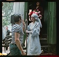 Съемки фильма «Раба любви», 1975.