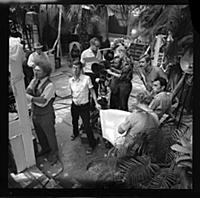 Съемки фильма «Раба любви», 1975.