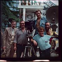 Съемки фильма «Раба любви», 1975. На фото: Никита 