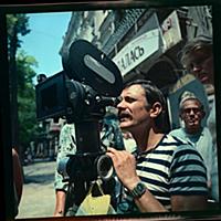 Съемки фильма «Раба любви», 1975. На фото: Никита 
