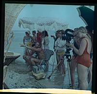 Съемки фильма «Раба любви», 1975. На фото: Никита 