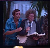 Съемки фильма «Раба любви», 1975. На фото: Никита 