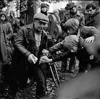 Съемки фильма «Чучело», (1983).