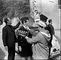 Съемки фильма «Щит и меч», (1968). На фото: Владим