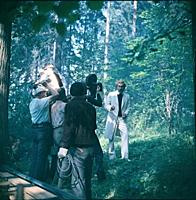 Съемки фильма «Мой ласковый и нежный зверь», (1978