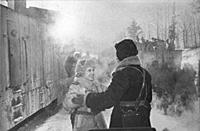 Кадр из фильма «В шесть часов вечера после войны»,