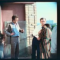 Съемки фильма «Экипаж», (1979). На фото: Александр