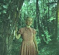 Кадр из фильма «Испытание верности», (1954). На фо