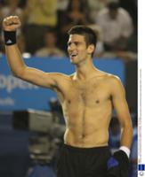 Серб Новак Джокович на чемпионате 'Australian Open'